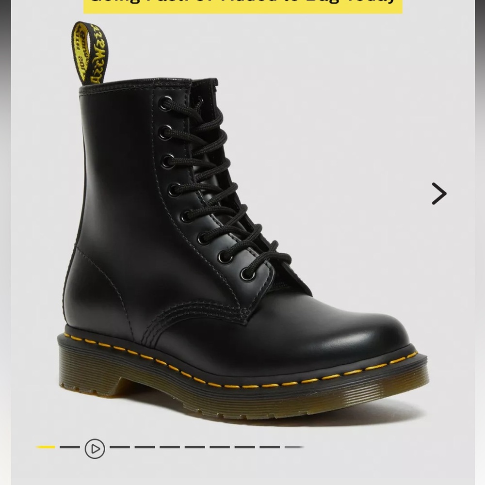 Dr. Marten’s 1469 Women’s Smooth Leather Lace Up Boots